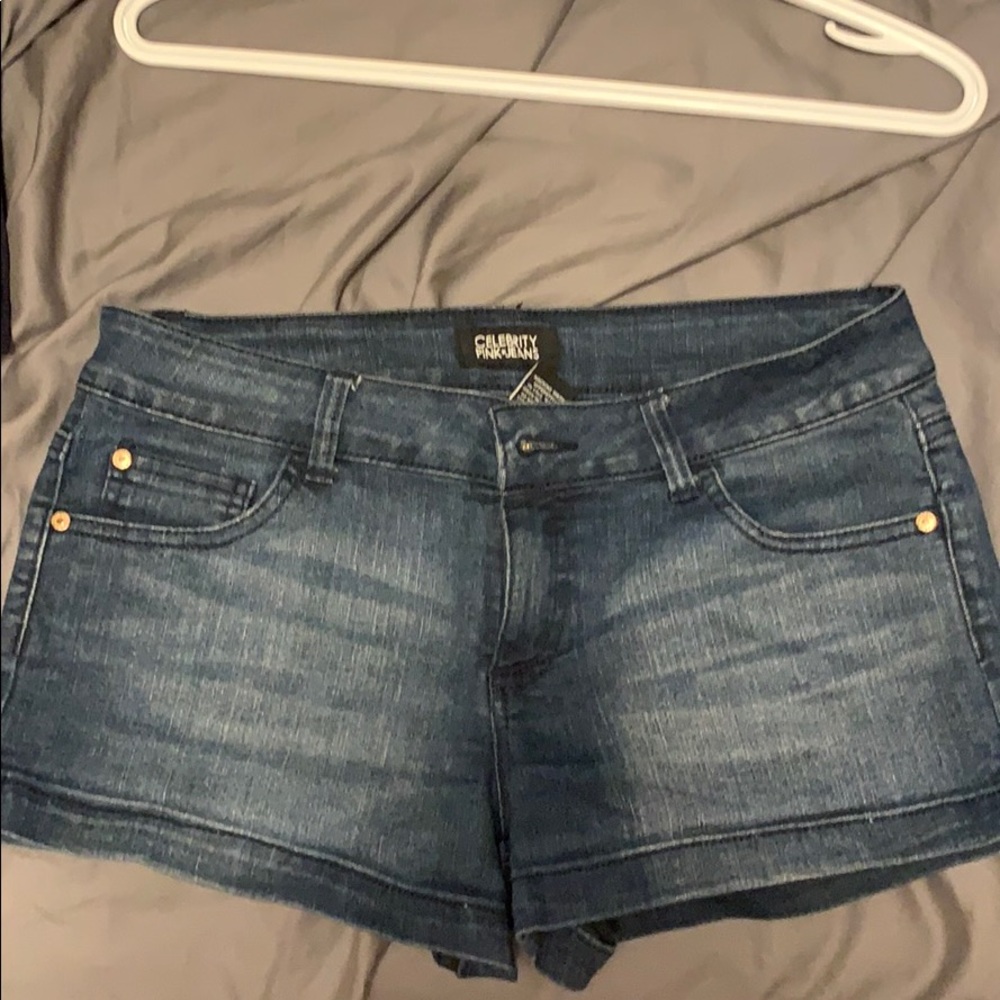Denim shorts